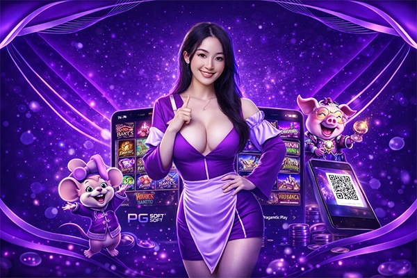 Slot online modern dengan akses cepat via QR, tampilan mobile friendly, pilihan game dari provider populer, dan nuansa aman untuk login serta transaksi.
